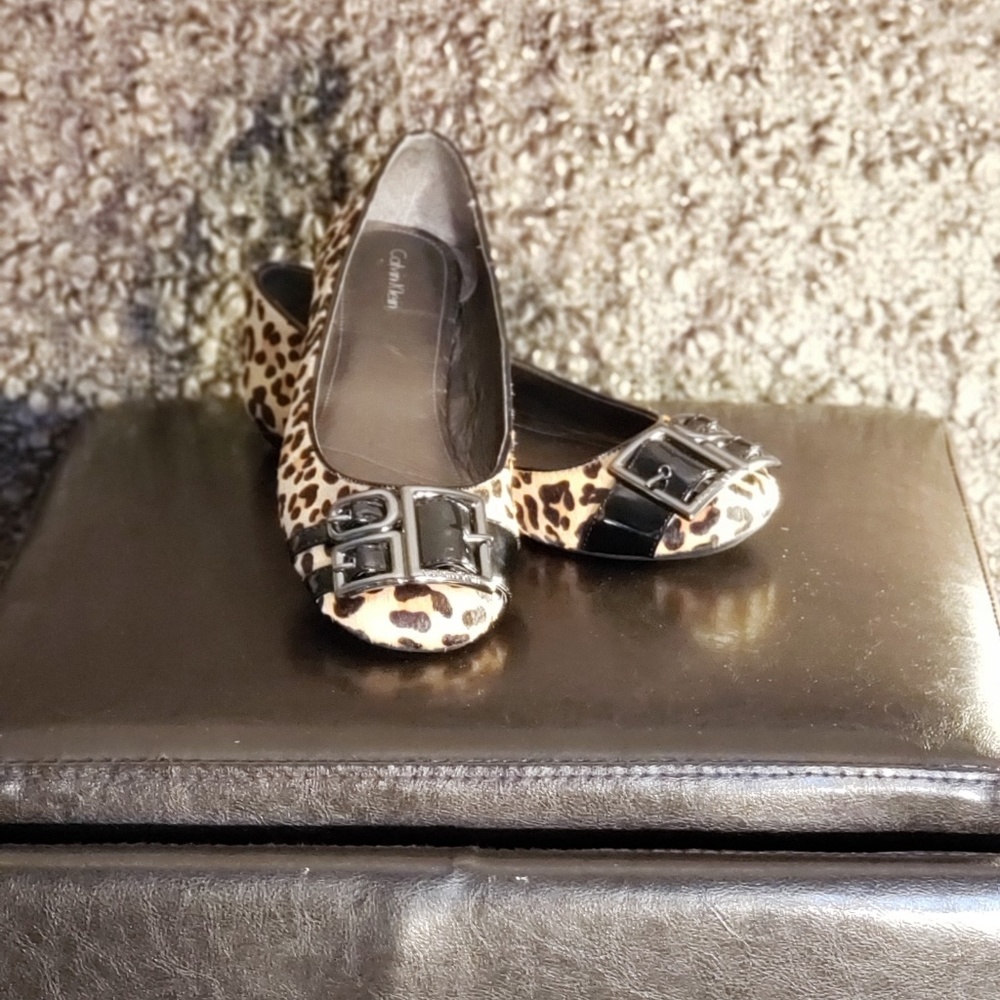 Calvin Klein Cheetah Flats